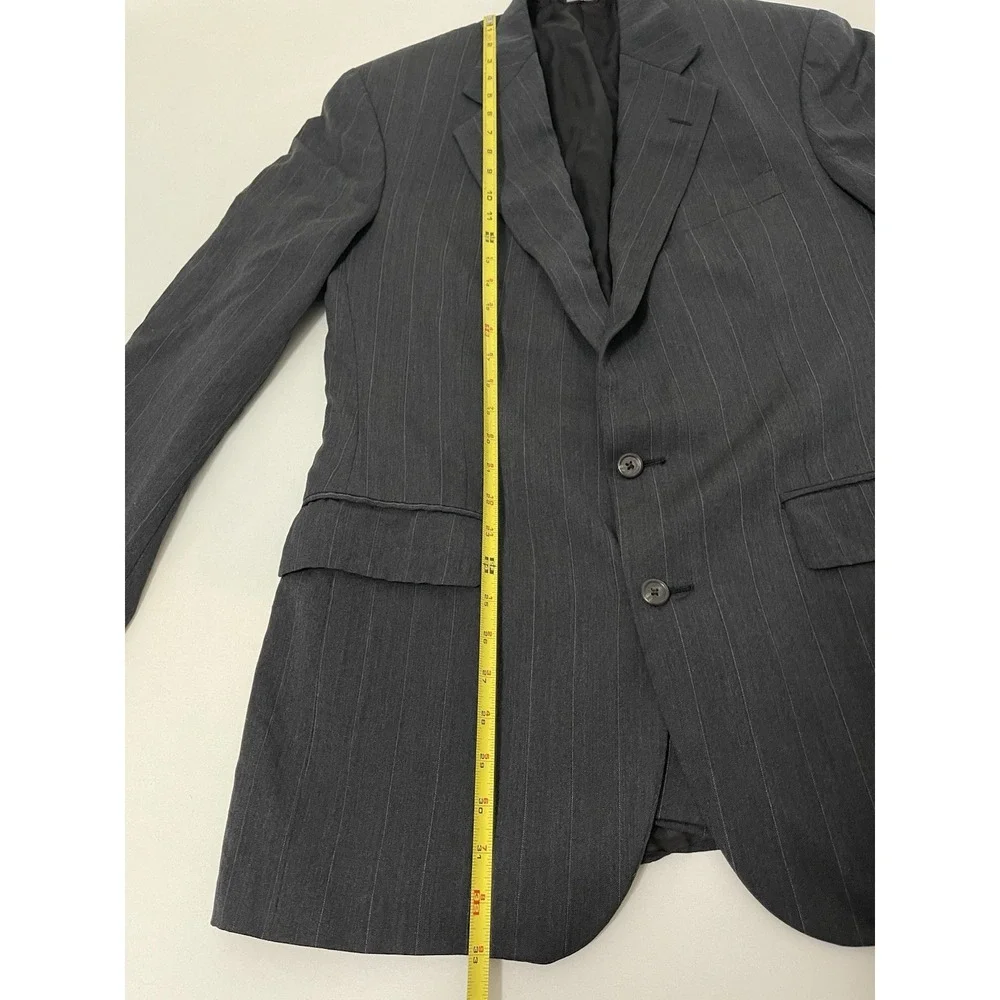Vintage Ralph Lauren Polo University‎ Club Gray Wool 2 Button Blazer Men's 42R